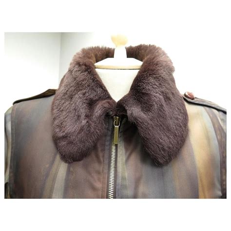 manteau fourrure dior femme|Veste Fourrure d'agneau écrue et marron .